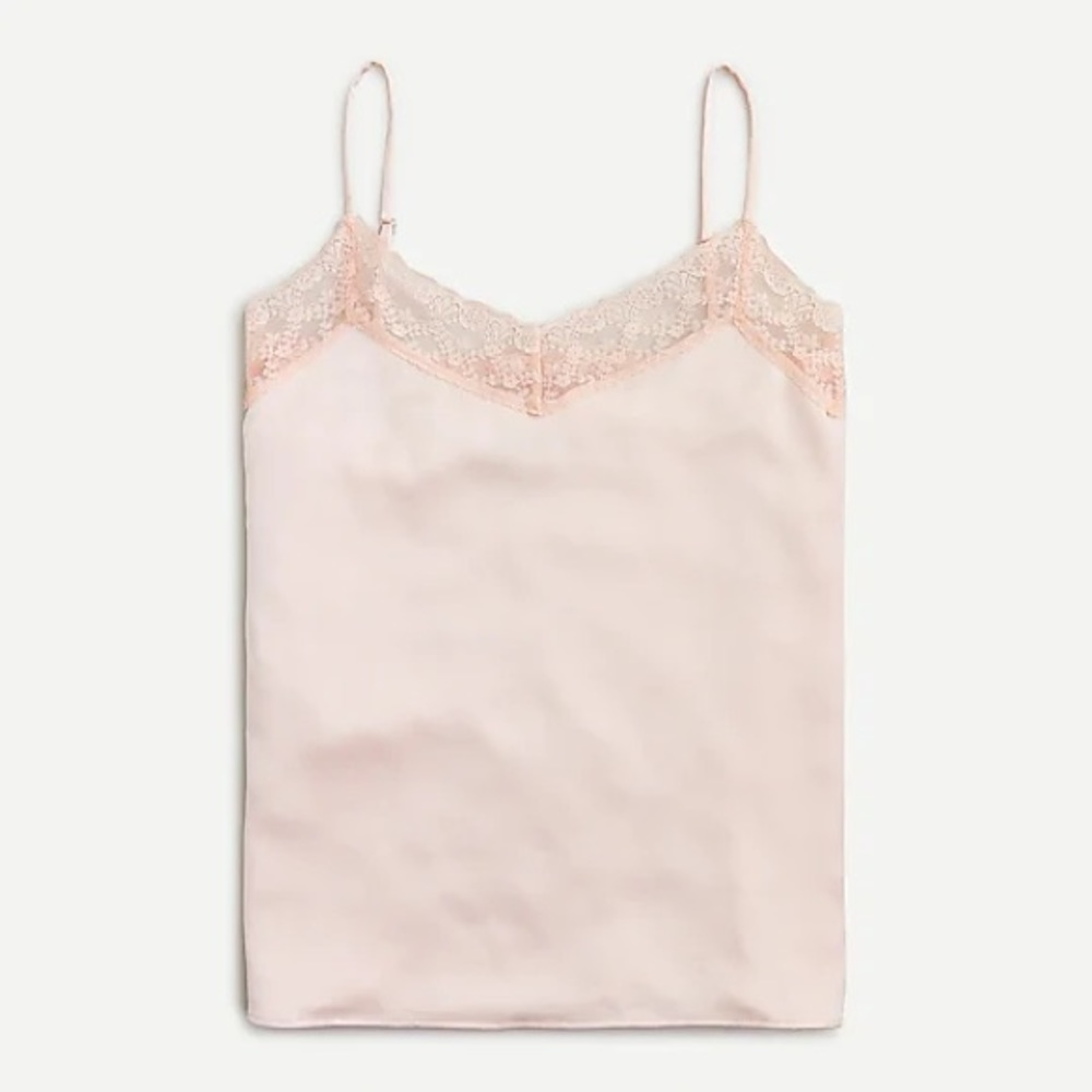 ✨NWT✨J. CREW // Camisole with lace trim